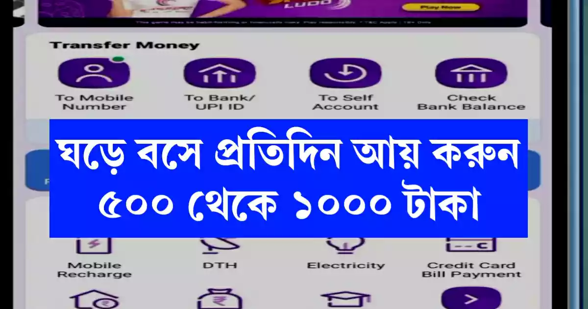 Earn money by phonePe